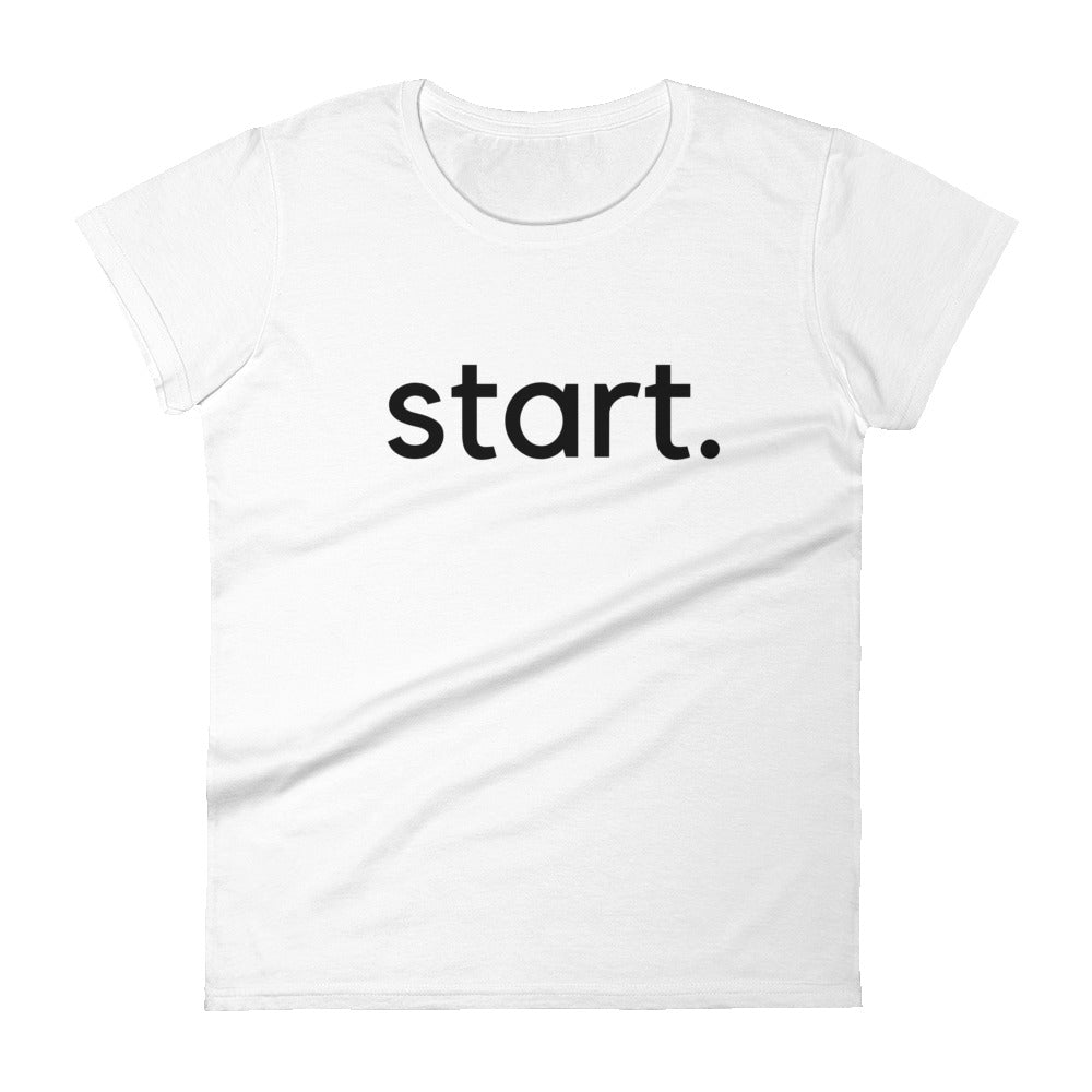 this is my start fitted white t-shirt